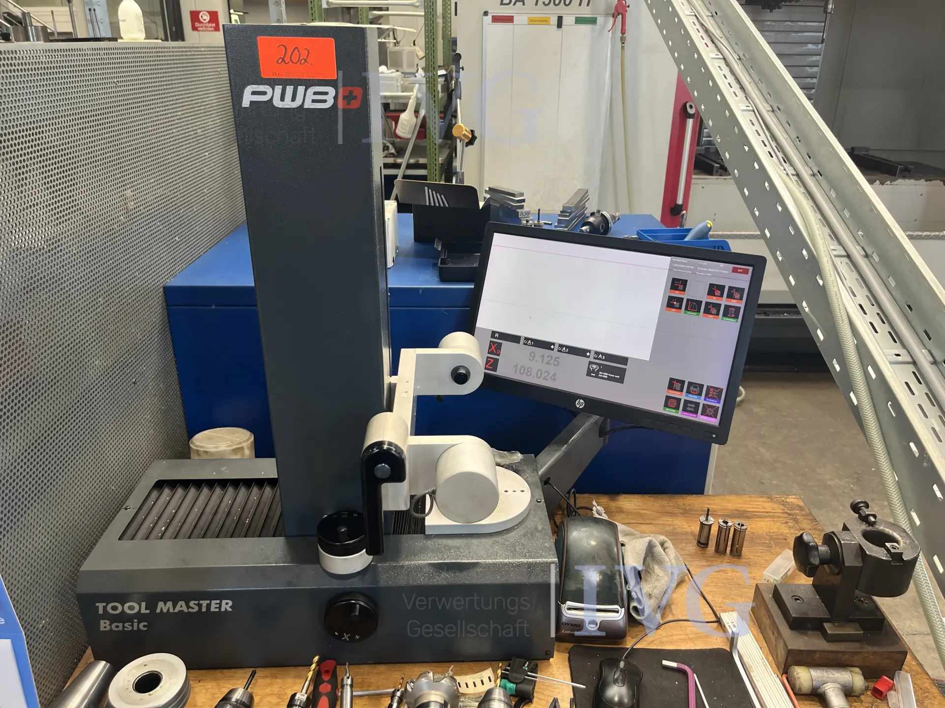 Werkzeugvoreinstellgerät PWB Tool Master Quadra